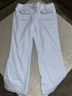 I.N.C International Concepts light Blue ankle pants double Button Y2K inspired